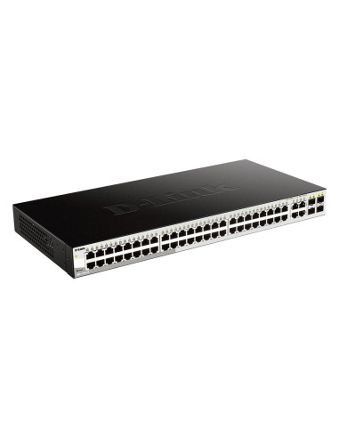D-Link DGS-1210-52 Gestionado L2 Gigabit Ethernet (10 100 1000) 1U Negro