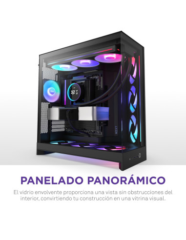 NZXT H9 Flow RGB Midi Tower Negro