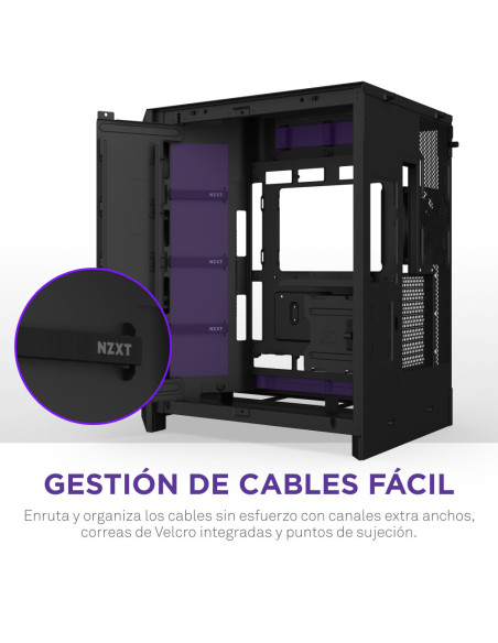 NZXT H9 Flow RGB Midi Tower Negro