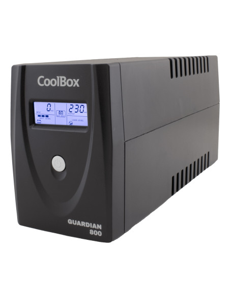 CoolBox SAI GUARDIAN3 LCD 800VA 480W 2 SCHUKOS + SOFTWARE