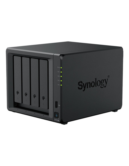Synology DiskStation DS925+ servidor de almacenamiento NAS Ryzen Embedded V1500B 4 GB DDR4 0 TB Negro