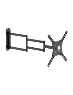 AISENS Soporte Eco Giratorio, Inclinable y Nivelable para Monitor TV 35kg de 23"-65", Negro