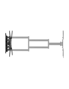 AISENS Soporte Eco Giratorio, Inclinable y Nivelable para Monitor TV 35kg de 23"-65", Negro 2