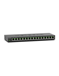 NETGEAR GS316 No administrado L2 Gigabit Ethernet (10 100 1000) Negro