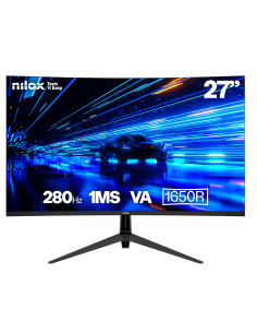 Nilox NXM27CV28001 pantalla para PC 68,6 cm (27") 1920 x 1080 Pixeles Full HD LED Negro