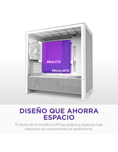 NZXT H9 H3 Flow Midi Tower Blanco
