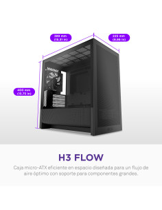 NZXT H9 H3 Flow Midi Tower Negro 2