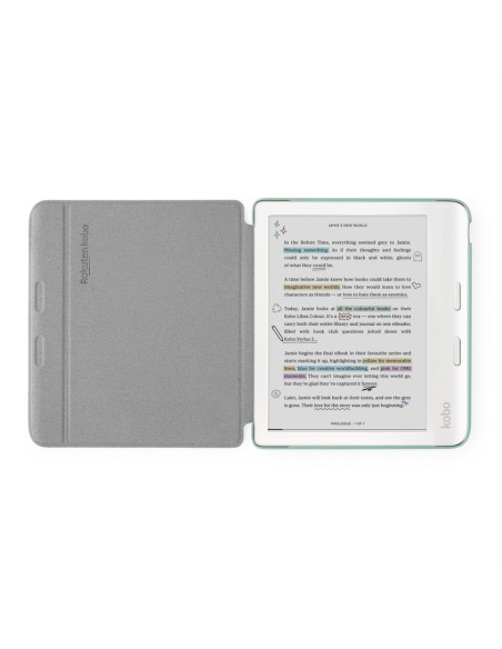 Rakuten Kobo Basic SleepCover funda para libro electrónico 17,8 cm (7") Folio Verde