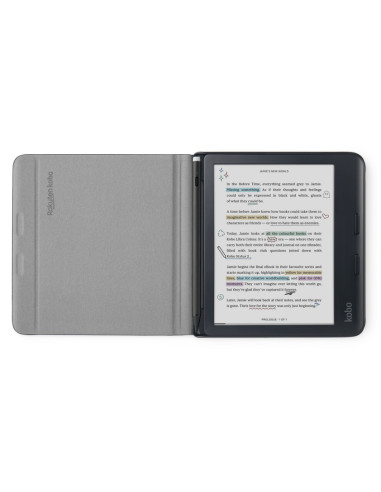 Rakuten Kobo SleepCover funda para libro electrónico 17,8 cm (7") Folio Negro