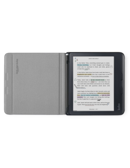Rakuten Kobo SleepCover funda para libro electrónico 17,8 cm (7") Folio Negro