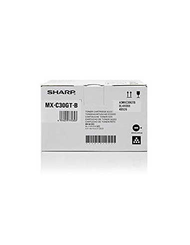 Sharp MXC30GTB cartucho de tóner 1 pieza(s) Original Negro