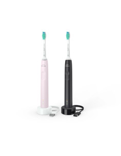 Philips Sonicare 3100 series 3100 series HX3675 15 2x Cepillos dental eléctrico sónicos - Negro Rosa