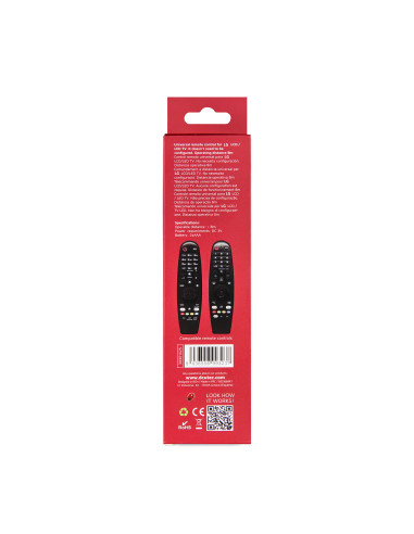 DCU Advance Tecnologic 30901025 mando a distancia IR inalámbrico TV Botones