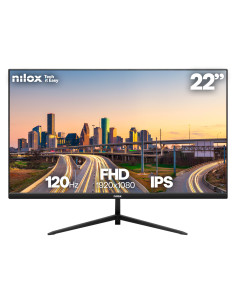 Nilox MONITOR 22 IPS 120 HZ VGA HDMI pantalla para PC 54,6 cm (21.5") 1920 x 1080 Pixeles Full HD LCD Negro