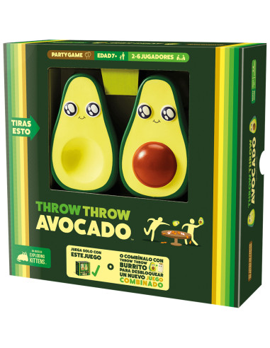 Asmodee Exploding Kittens EKITTA01ES juego de tablero Throw Throw Avocado 15 min Juego De Cartas Partido