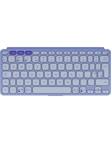 Logitech 920-012986 teclado para móvil QWERTY Internacional de EE.UU. Bluetooth Lila