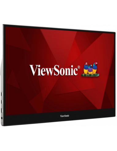 Viewsonic TD1655 pantalla para PC 39,6 cm (15.6") 1920 x 1080 Pixeles Full HD LED Pantalla táctil Multi-usuario Negro, Plata