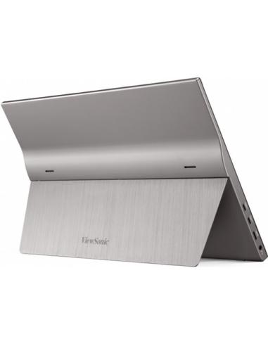 Viewsonic TD1655 pantalla para PC 39,6 cm (15.6") 1920 x 1080 Pixeles Full HD LED Pantalla táctil Multi-usuario Negro, Plata