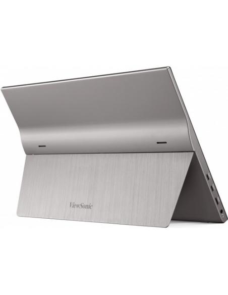 Viewsonic TD1655 pantalla para PC 39,6 cm (15.6") 1920 x 1080 Pixeles Full HD LED Pantalla táctil Multi-usuario Negro, Plata