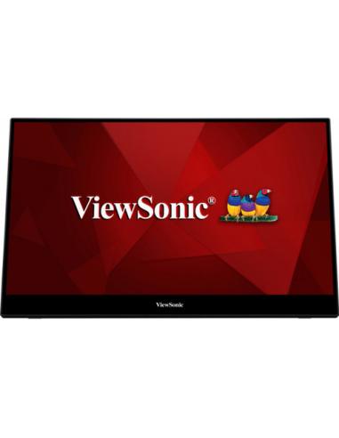 Viewsonic TD1655 pantalla para PC 39,6 cm (15.6") 1920 x 1080 Pixeles Full HD LED Pantalla táctil Multi-usuario Negro, Plata
