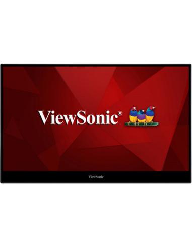 Viewsonic TD1655 pantalla para PC 39,6 cm (15.6") 1920 x 1080 Pixeles Full HD LED Pantalla táctil Multi-usuario Negro, Plata