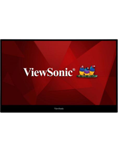 Viewsonic TD1655 pantalla para PC 39,6 cm (15.6") 1920 x 1080 Pixeles Full HD LED Pantalla táctil Multi-usuario Negro, Plata