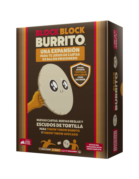 Asmodee Exploding Kittens EKITTB03ES juego de tablero Block Block Burrito 15 min Juego De Cartas Partido