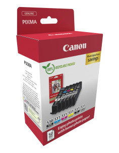 Canon PGI-530 CLI-531 PVP cartucho de tinta 6 pieza(s) Original Negro, Cian, Gris, Magenta, Foto negro, Amarillo 2