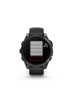 Garmin fenix 8 3,56 cm (1.4") AMOLED 47 mm Digital 454 x 454 Pixeles Pantalla táctil Negro Wifi GPS (satélite) 2