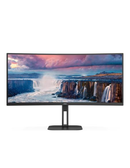 AOC V5 CU34V5C/BK pantalla para PC 86,4 cm (34") 3440 x 1440 Pixeles Wide Quad HD LED Negro