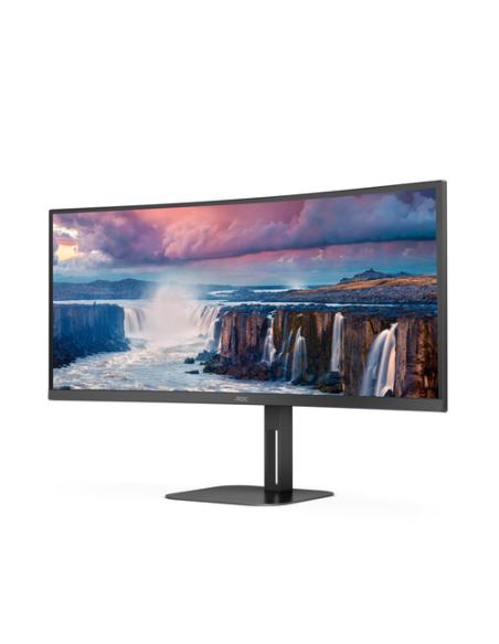 AOC V5 CU34V5C/BK pantalla para PC 86,4 cm (34") 3440 x 1440 Pixeles Wide Quad HD LED Negro
