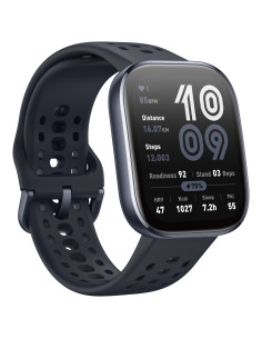 Amazfit Bip 6 Black 5 cm (1.97") AMOLED Digital 390 x 450 Pixeles Pantalla táctil Negro GPS (satélite) 2
