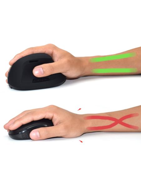 Ewent Ratón inalámbrico y ergonómico