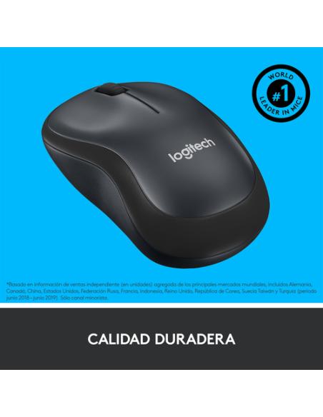 Logitech M220 Silent ratón Oficina Ambidextro RF inalámbrico Óptico 1000 DPI