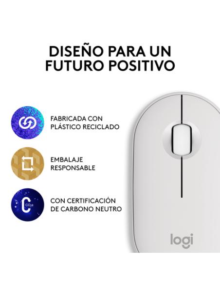 Logitech 910-007013 ratón Viajes Ambidextro RF Wireless + Bluetooth Óptico 4000 DPI