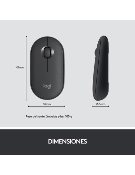 Logitech 920-009198 teclado Ratón incluido Universal RF inalámbrico QWERTY Español Grafito