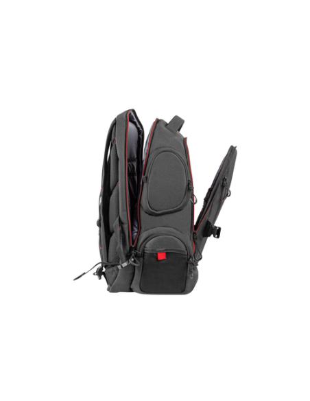 GENESIS Pallad 550 43,9 cm (17.3") Mochila Negro, Rojo