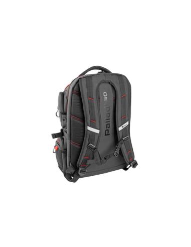 GENESIS Pallad 550 43,9 cm (17.3") Mochila Negro, Rojo
