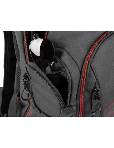 GENESIS Pallad 550 43,9 cm (17.3") Mochila Negro, Rojo