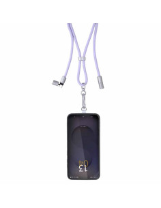 Intenso Handykette als Lade- + Datenkabel USB-C bis 1,65m lila cable USB USB C Púrpura 2