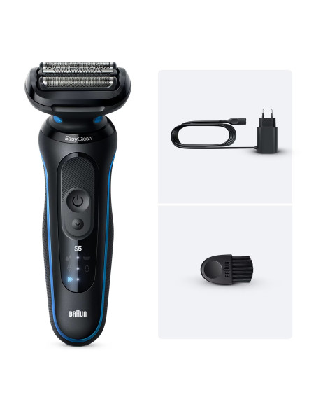 Braun Series 5 52-B1000s Máquina de afeitar de láminas Negro