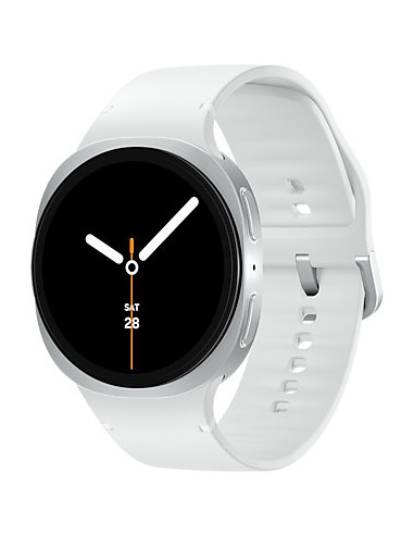 Samsung Galaxy Watch 8 3,81 cm (1.5") AMOLED 44 mm Digital 480 x 480 Pixeles Pantalla táctil Plata Wifi GPS (satélite)
