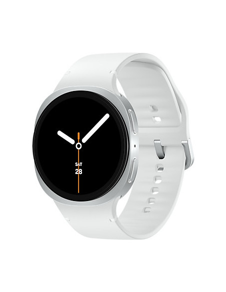Samsung Galaxy Watch 8 3,81 cm (1.5") AMOLED 44 mm Digital 480 x 480 Pixeles Pantalla táctil Plata Wifi GPS (satélite)