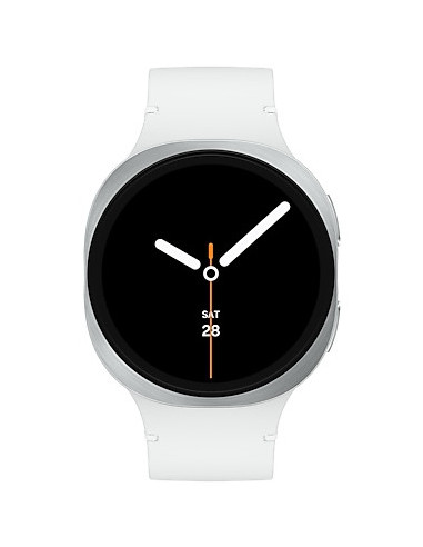 Samsung Galaxy Watch 8 3,81 cm (1.5") AMOLED 44 mm Digital 480 x 480 Pixeles Pantalla táctil Plata Wifi GPS (satélite)