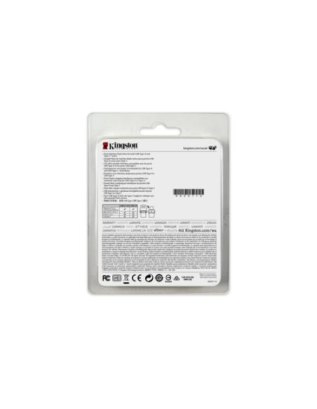 Kingston Technology DataTraveler microDuo 3C 64GB unidad flash USB USB Type-A / USB Type-C 3.2 Gen 1 (3.1 Gen 1) Negro