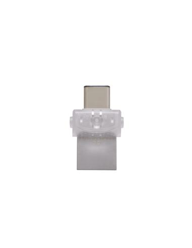 Kingston Technology DataTraveler microDuo 3C 64GB unidad flash USB USB Type-A / USB Type-C 3.2 Gen 1 (3.1 Gen 1) Negro