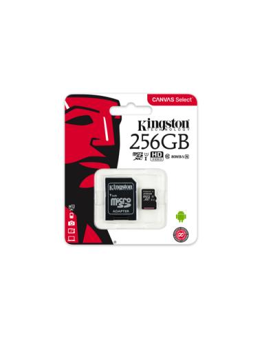 Kingston Technology Canvas Select 256 GB MicroSDXC UHS-I Clase 10
