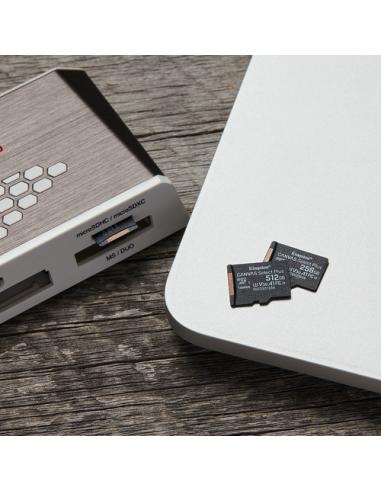 Kingston Technology Canvas Select Tarjeta micSDXC Plus 100R A1 C10 de 512 GB + ADP