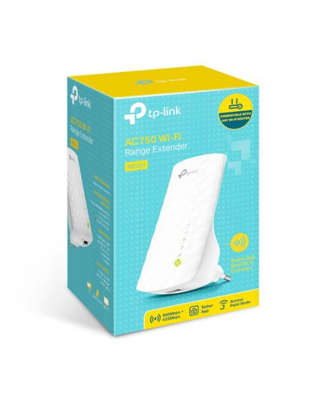 TP-Link RE200 ampliador de red Repetidor de red Blanco 10, 100 Mbit/s