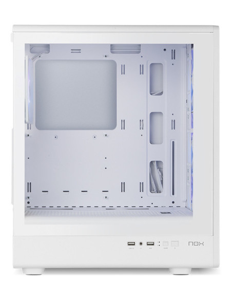 NOX Infinity IOTA Midi Tower Blanco